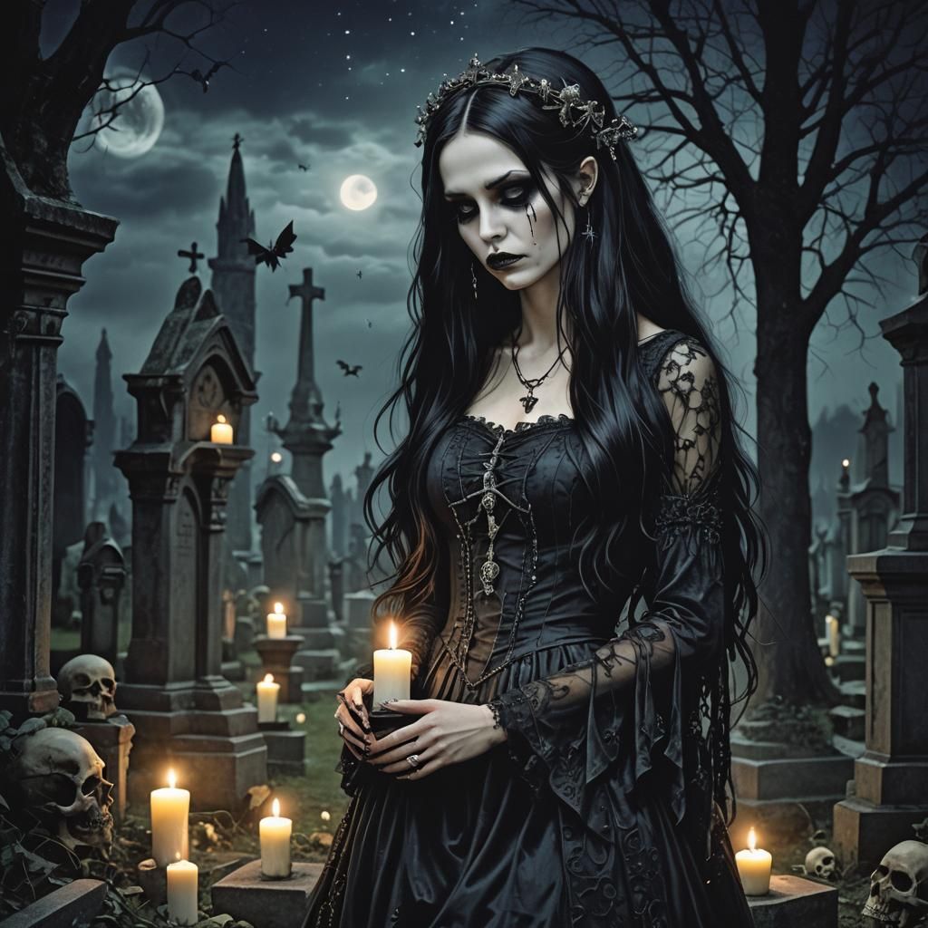 Gothic cemetery