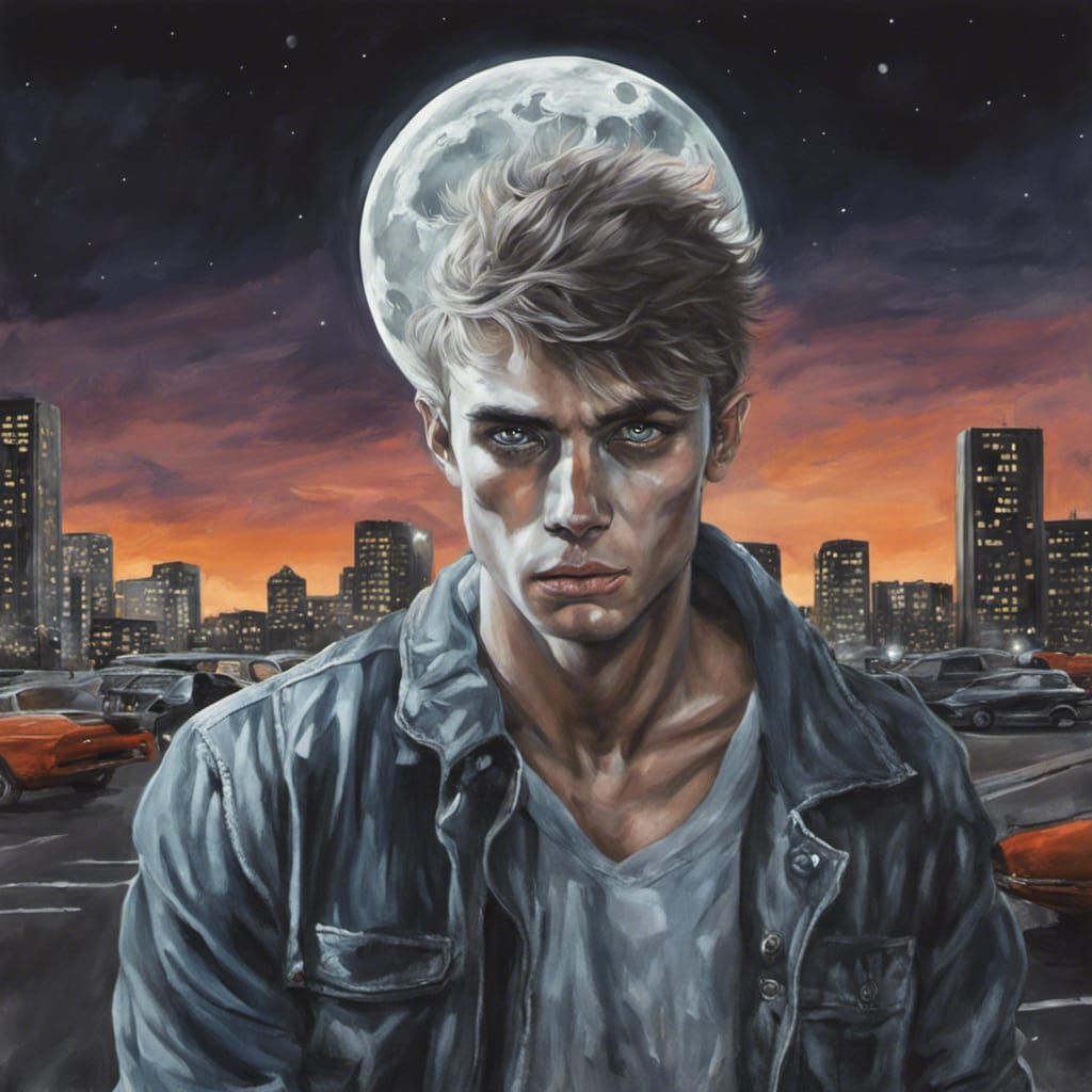 Werewolf Transformation Under the Full Moon