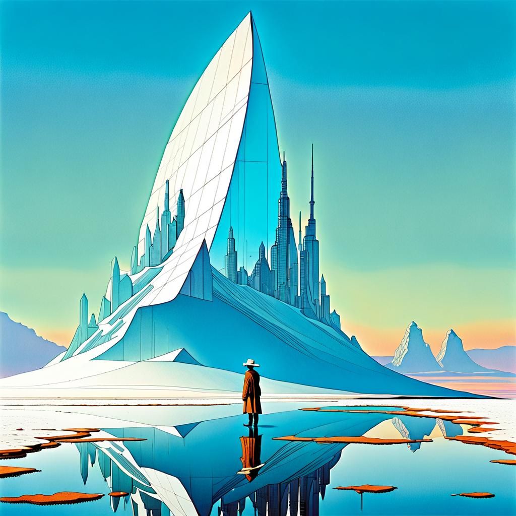 Surreal Photography in Moebius Style