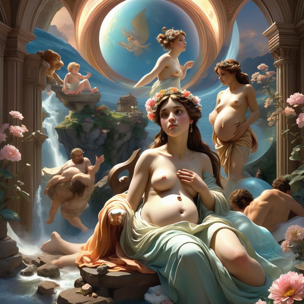 A World Pregnant with Possibilities: 3D Render