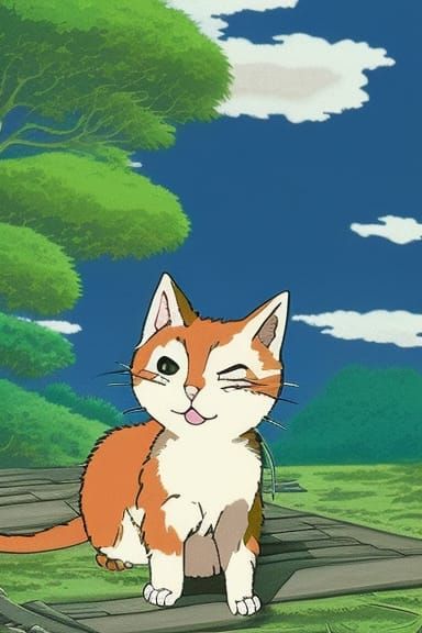 Kitten of the day - wink