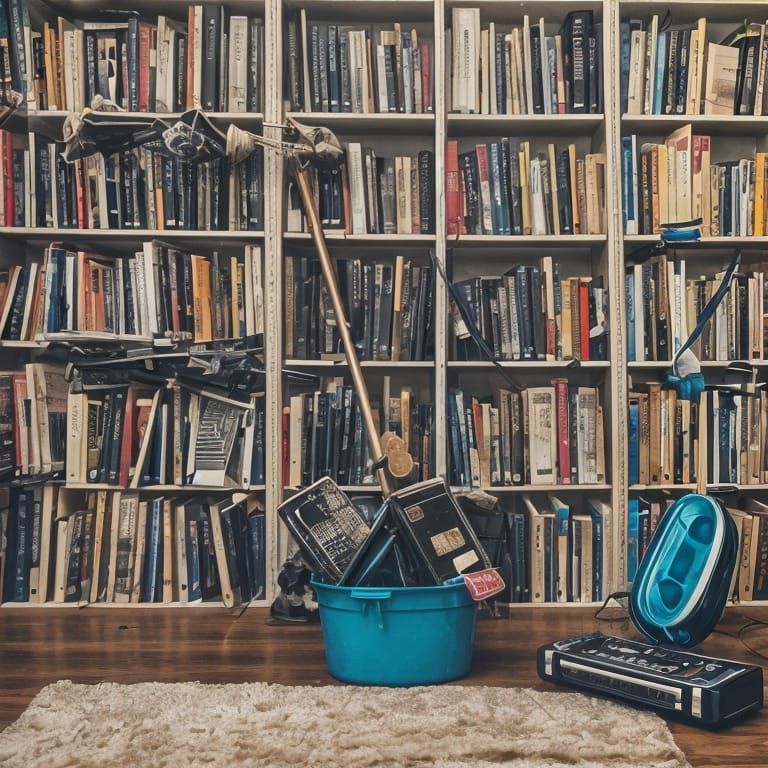 Leisure Activities Versus Cleaning: A Visual Contrast