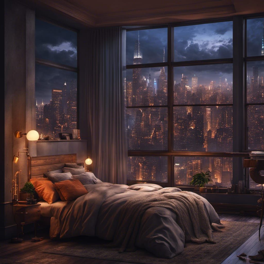 Cozy Bedroom Overlooking Amazing NYC View