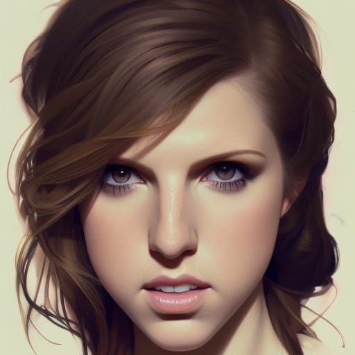 Voluptuous Portrait in Dynamic Lighting Style