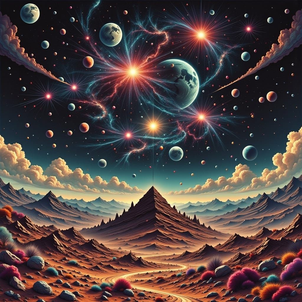 Solar Punk Moon Settlement in Cosmic Flux