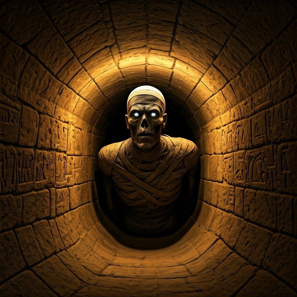 Hyperrealistic Mummy Emerges From Egyptian Tomb