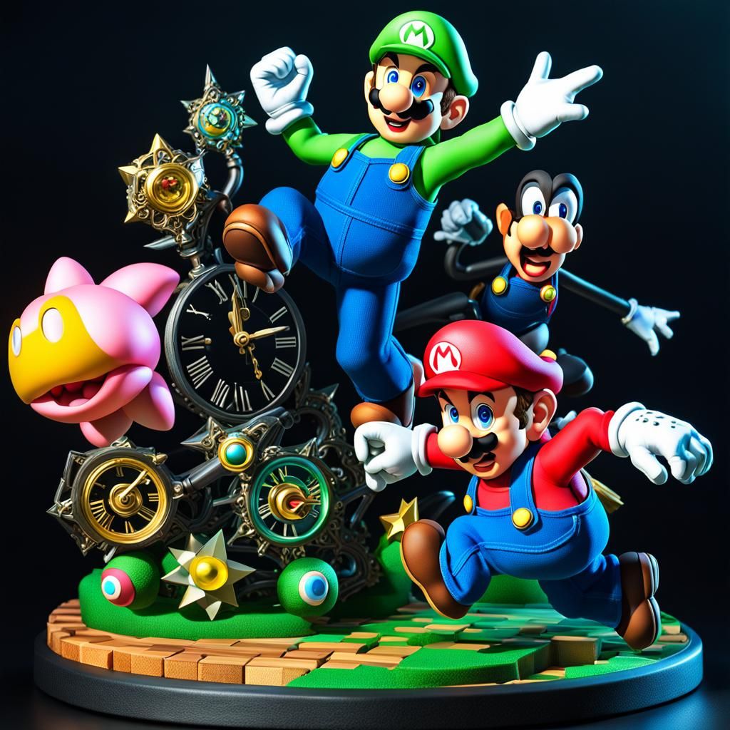 Super Mario and Friends vs Dark Wizard