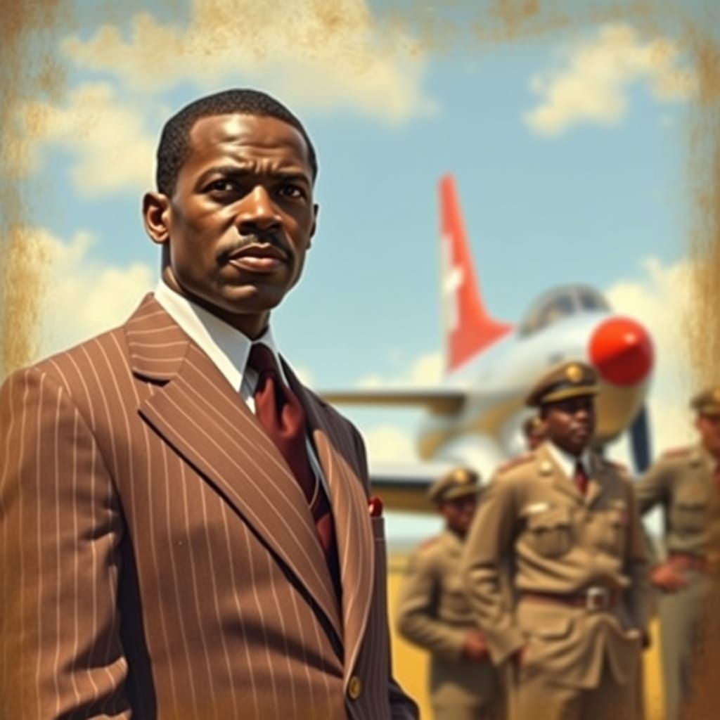 Tuskegee Airmen: A Proud Portrait in Vintage Style