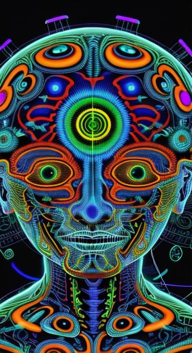 Psychedelic AI Art: Neurographic Dreamscape