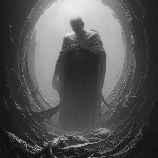 Horrific Religious Allegory in the Style of Doré