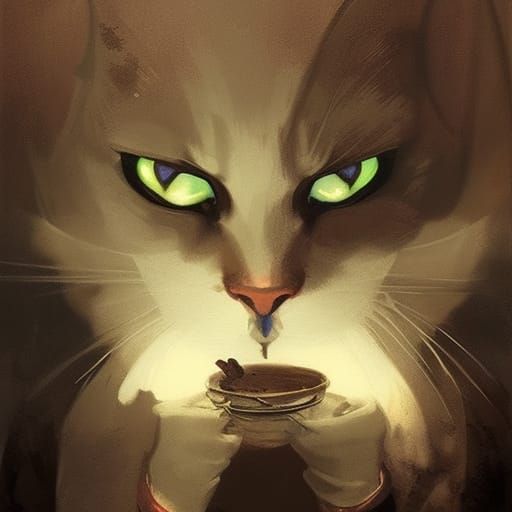 Sinister Master Cat by Rutkowski