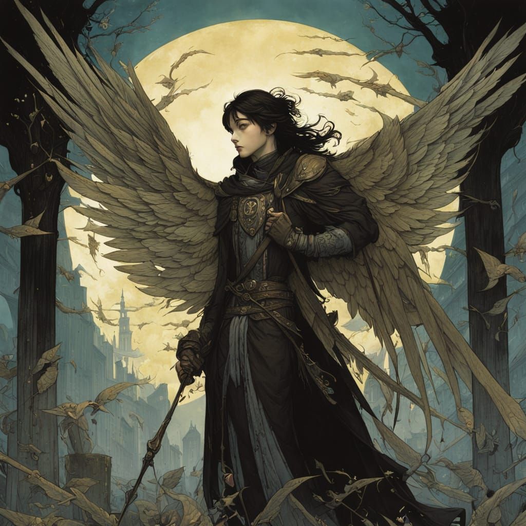 Angel of Death: Dark Fantasy Digital Art