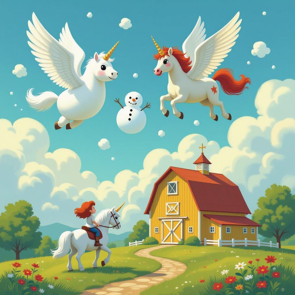 Puff and Friends Visit the Crystal Barn