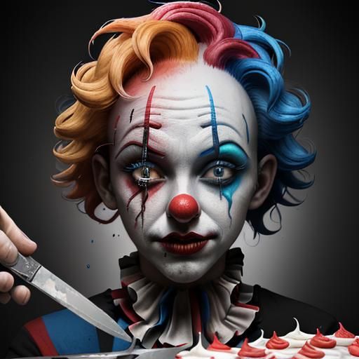 Creepy Clowns Cause Chaos in a Kitchen