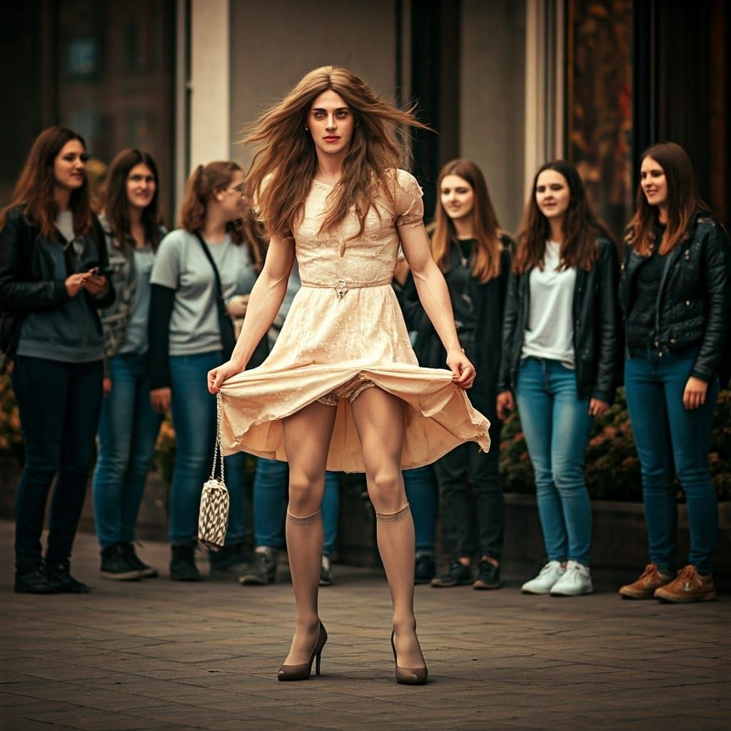 Elegantly Embarrassed Youth Captured in Cinematic Style