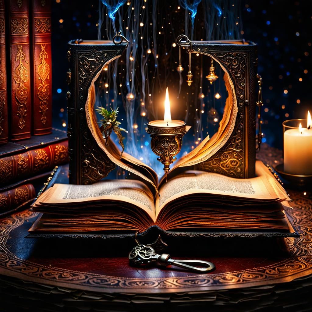 The Little Prince Microcosm on Antique Book