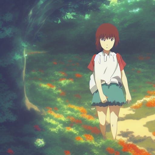 Studio Ghibli Food Illustration in Anime Style