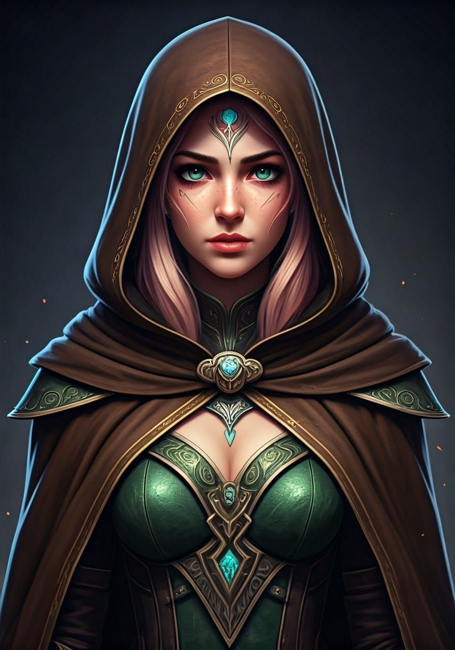 Ethereal Elven Warrior in Vibrant 3D Anime Art