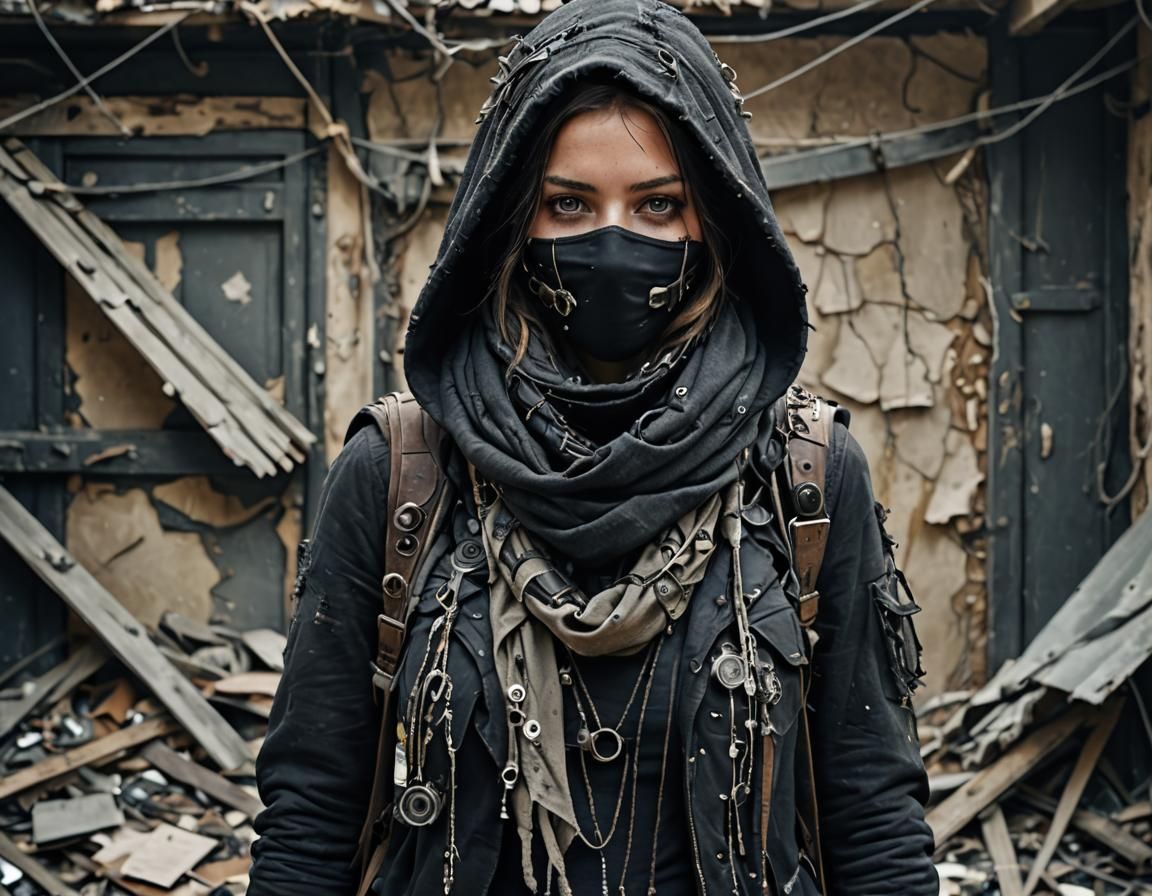 Post-Apocalyptic Woman with Honest Eyes