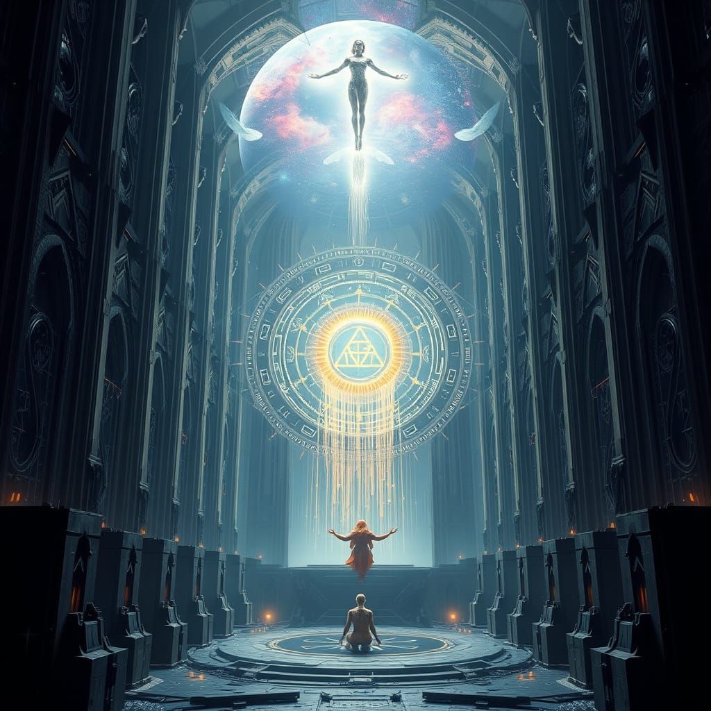 Interdimensional Crucible Chamber in Void-Space