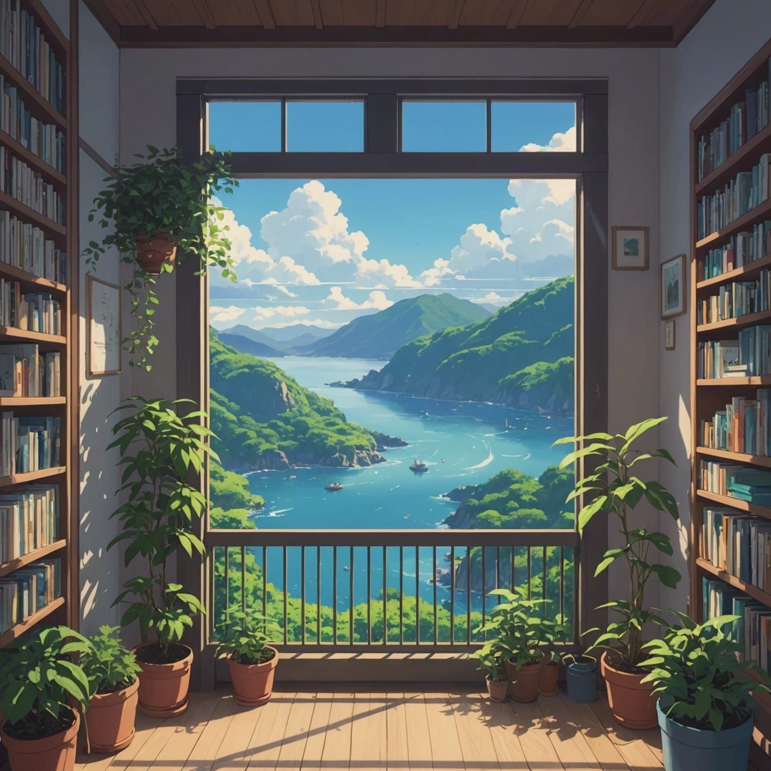 Anime Style Cover Art Inspired by Ghibli and Shinkai