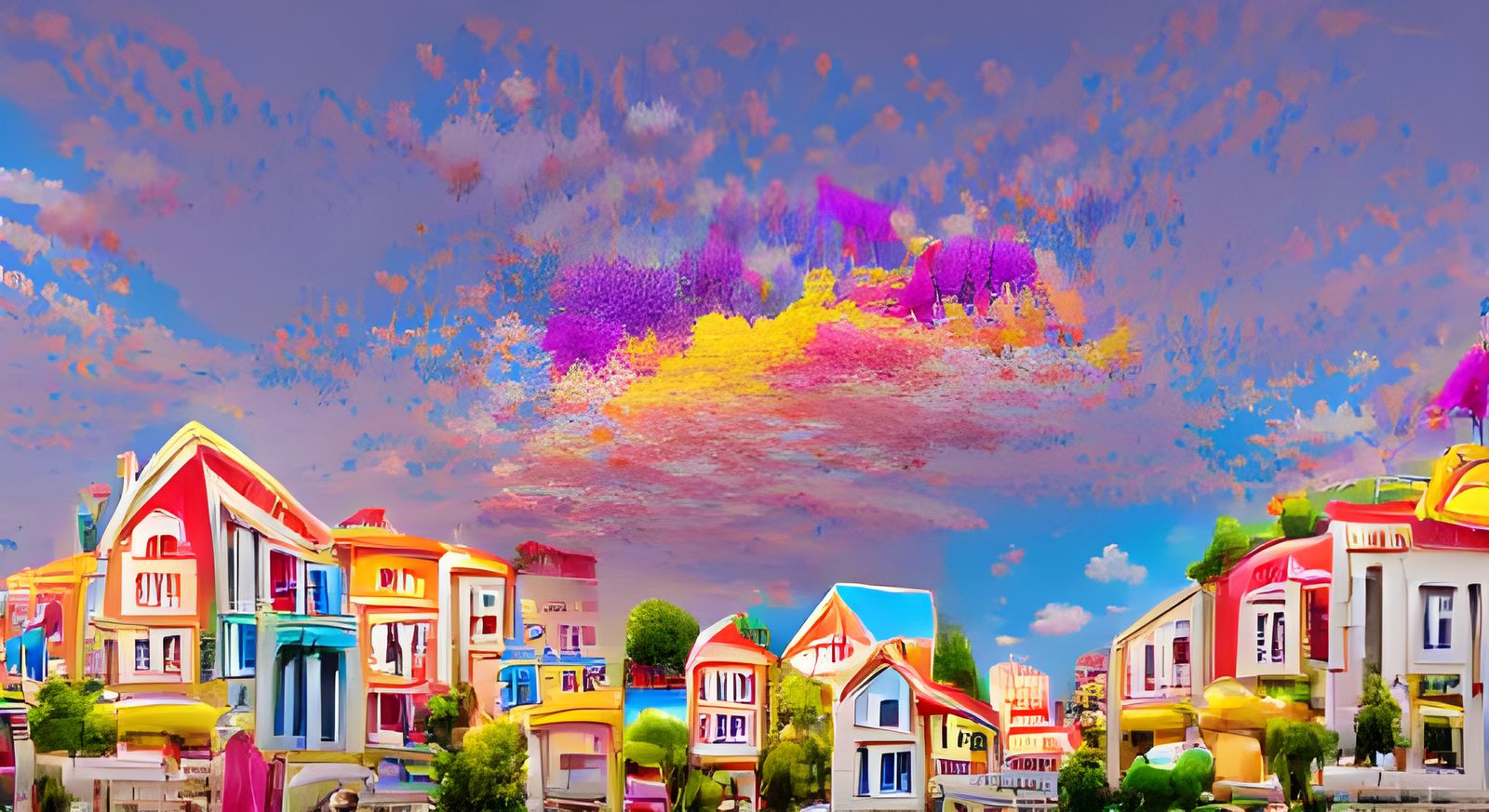 A city where every house looks like a car 8K resolution crep...
