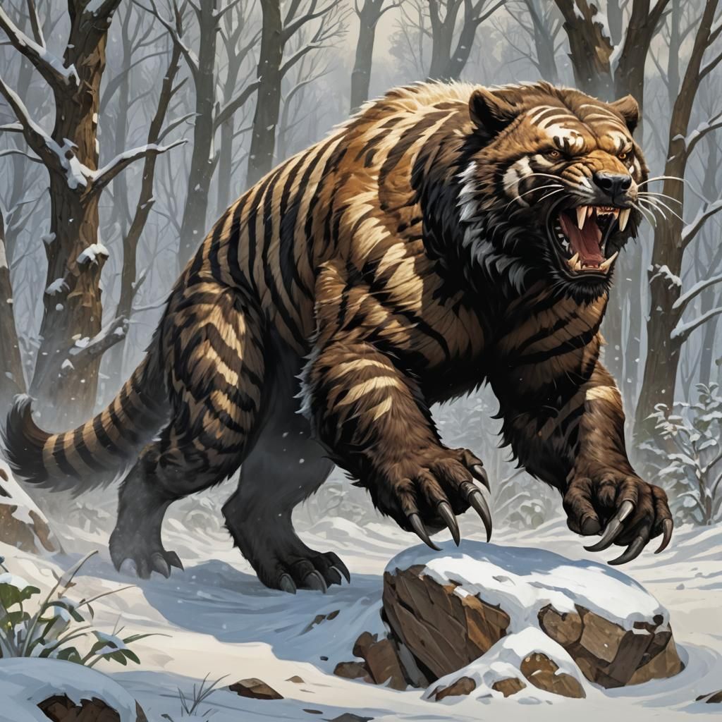 Majestic Megafauna Beast of the Ancient Savannah