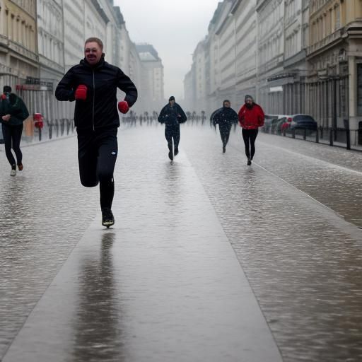 Hailstorm Chaos in Vienna Streets