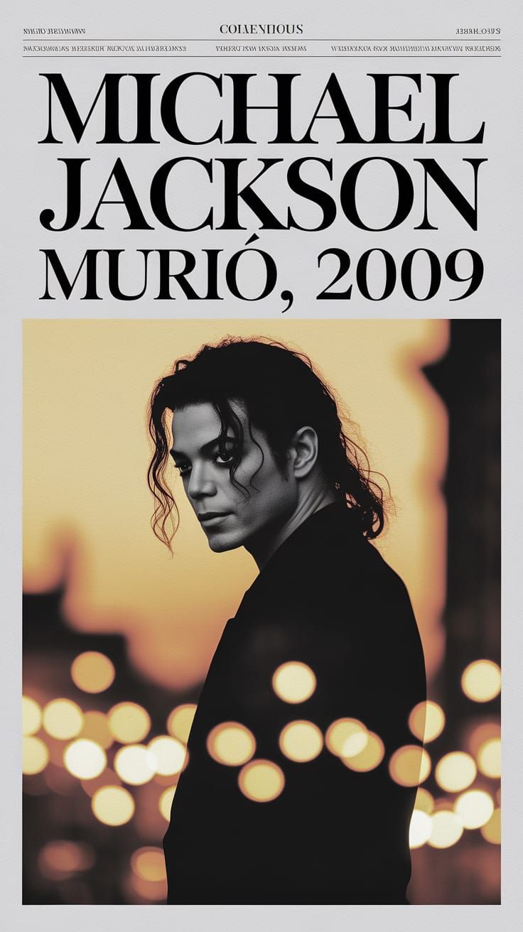 Michael Jackson's Death Announced on Newspaper Front Page