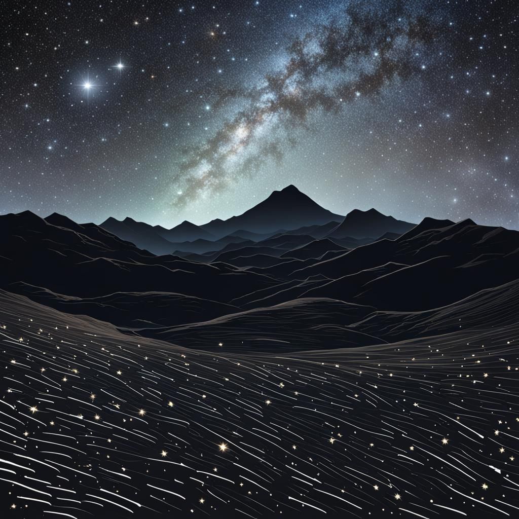 AI Generated Starfield Image