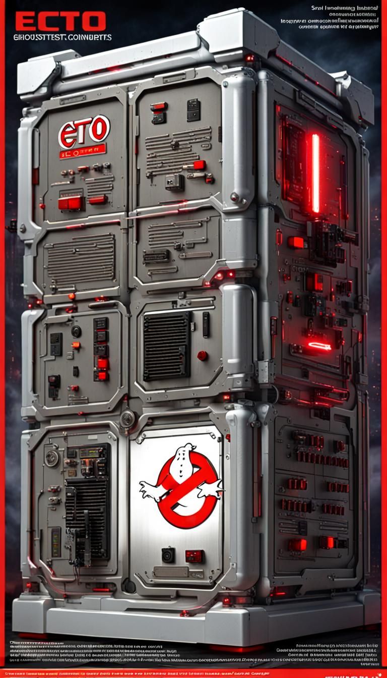 Futuristic Ghost Containment Unit: Ecto-Con Mark IV