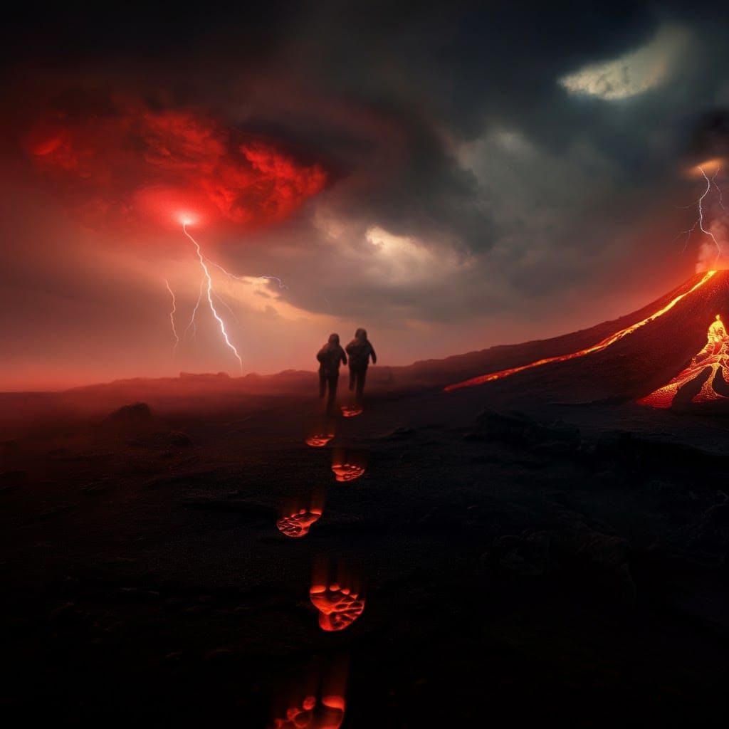 Volcanic Escape: A Cinematic Masterpiece in 8K