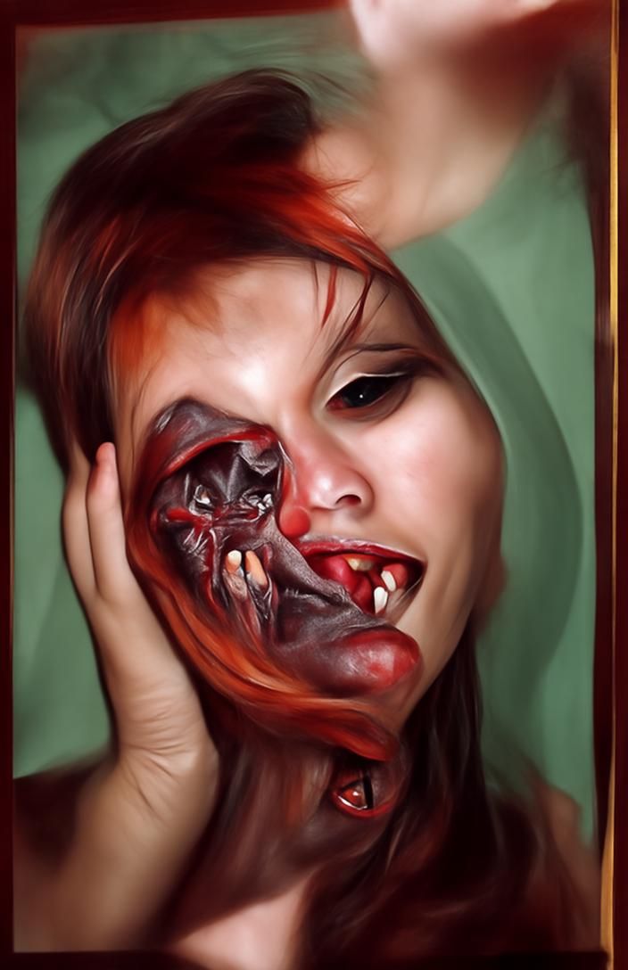 The monster inside shows itself