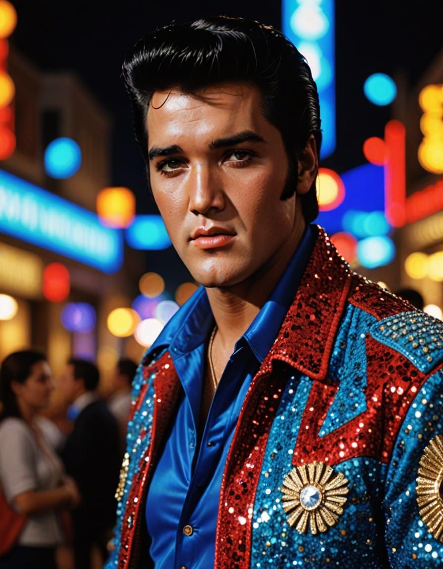 Elvis Presley sequin jacket 🎸