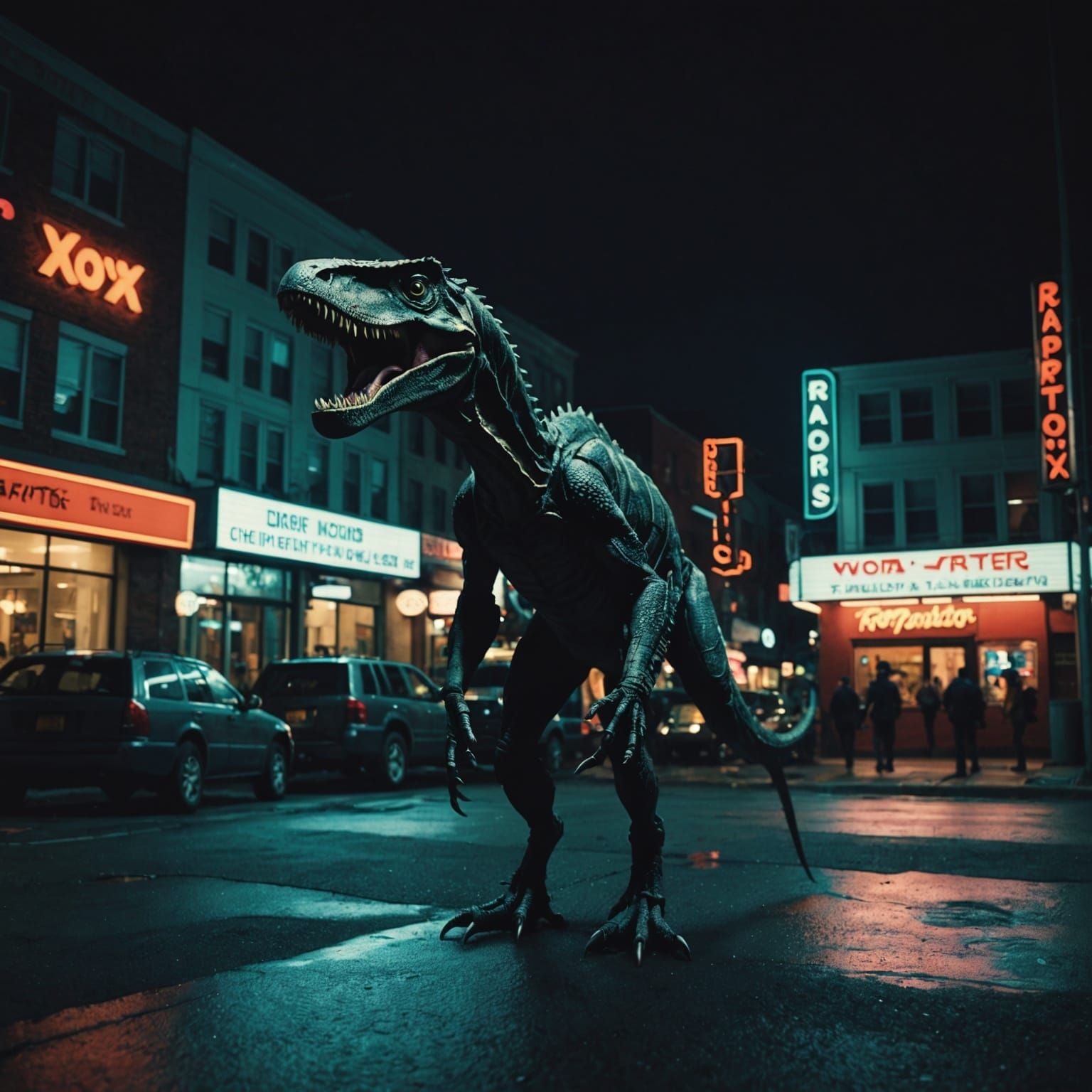 Weird Way Dimension: Cinematic Film Still