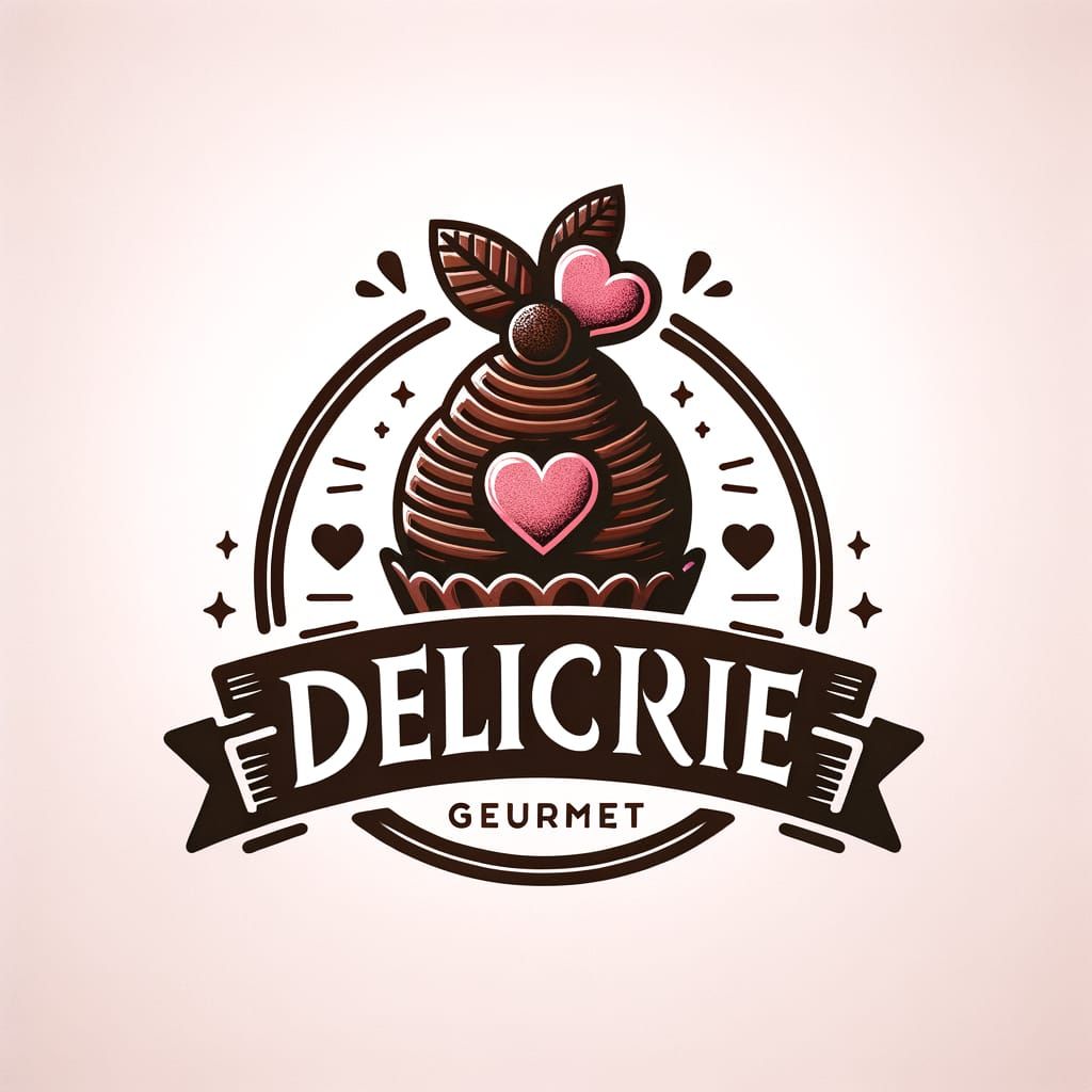 Elegant Logo Design for Deliciê Gourmet
