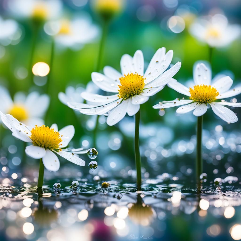 Tears of Rain: Floral Photography with Bokeh
