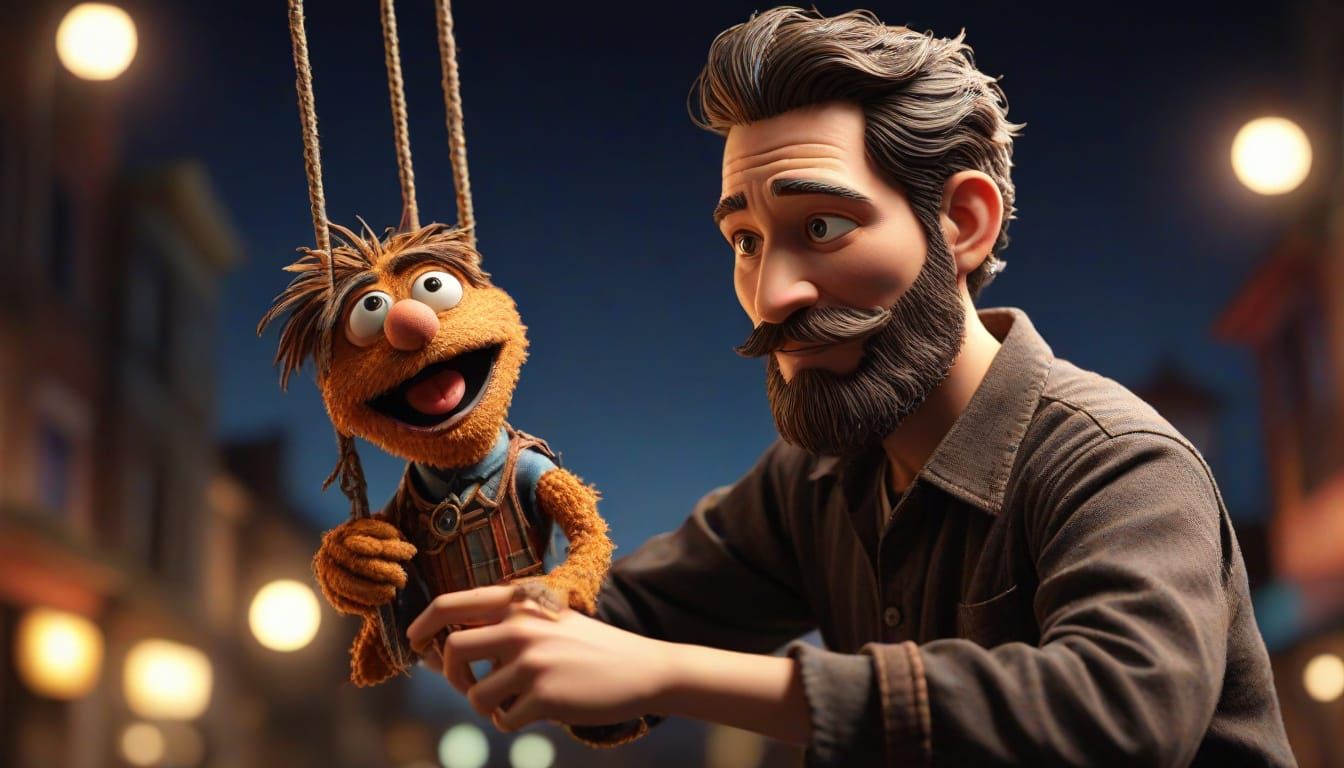 Masterful Puppeteer Brings Joy to Life with Vibrant Strings