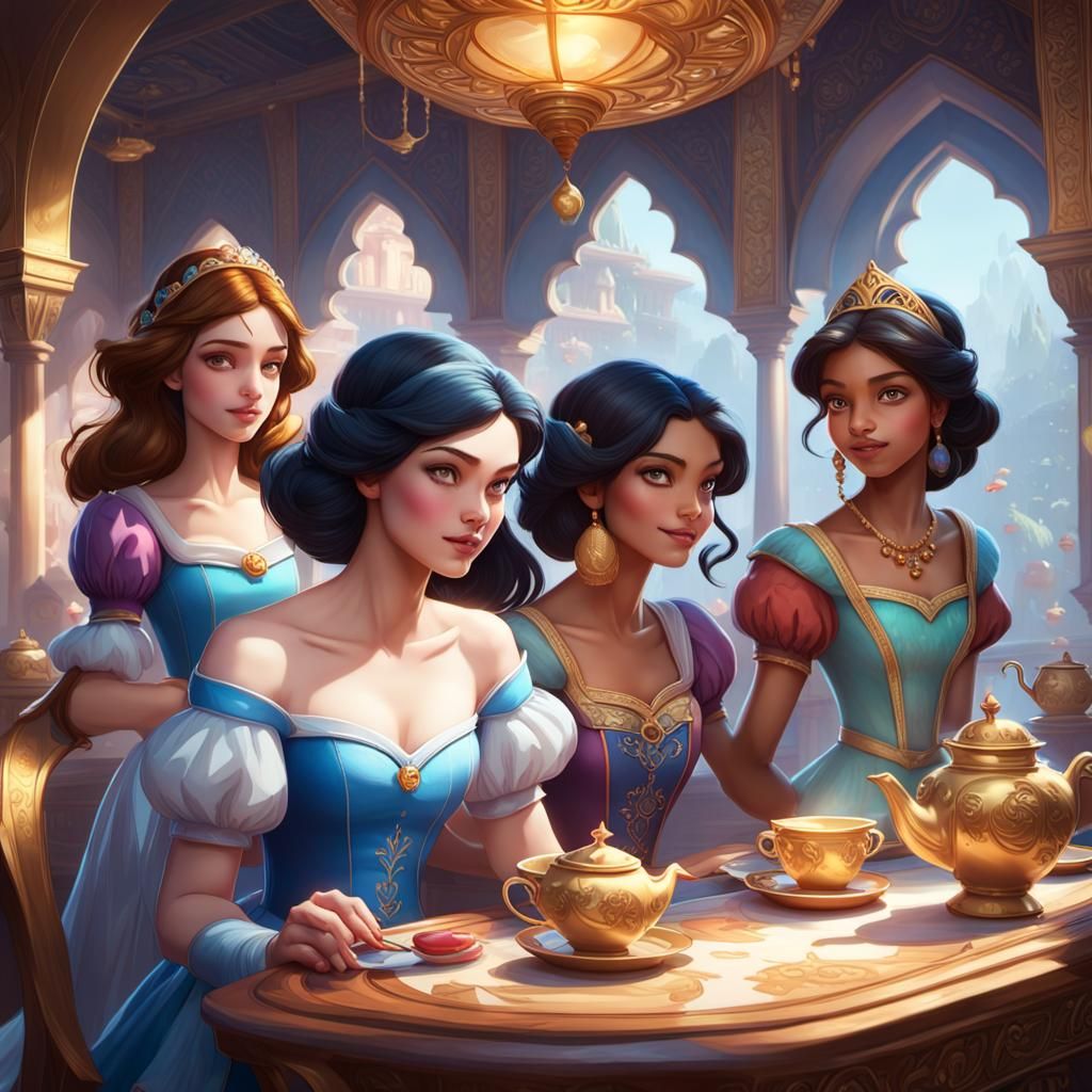 Disney Princesses Tea Party in Agrabah