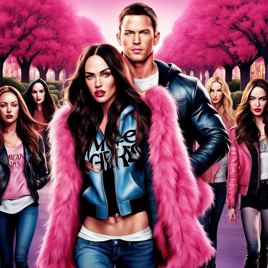 Disney Mean Girls Movie Poster with Megan Fox