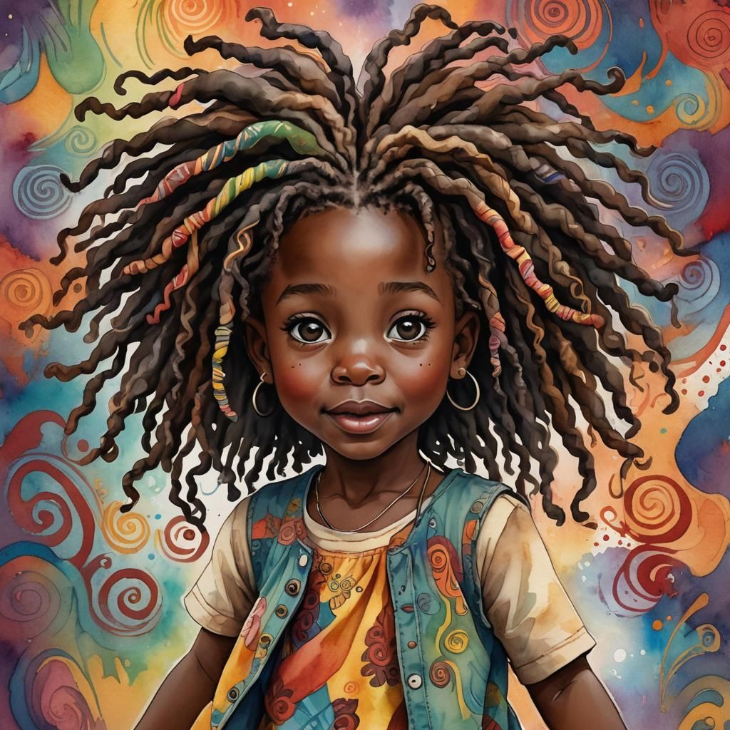 Whimsical Toddler with Goofy Expression in Colorful Setting