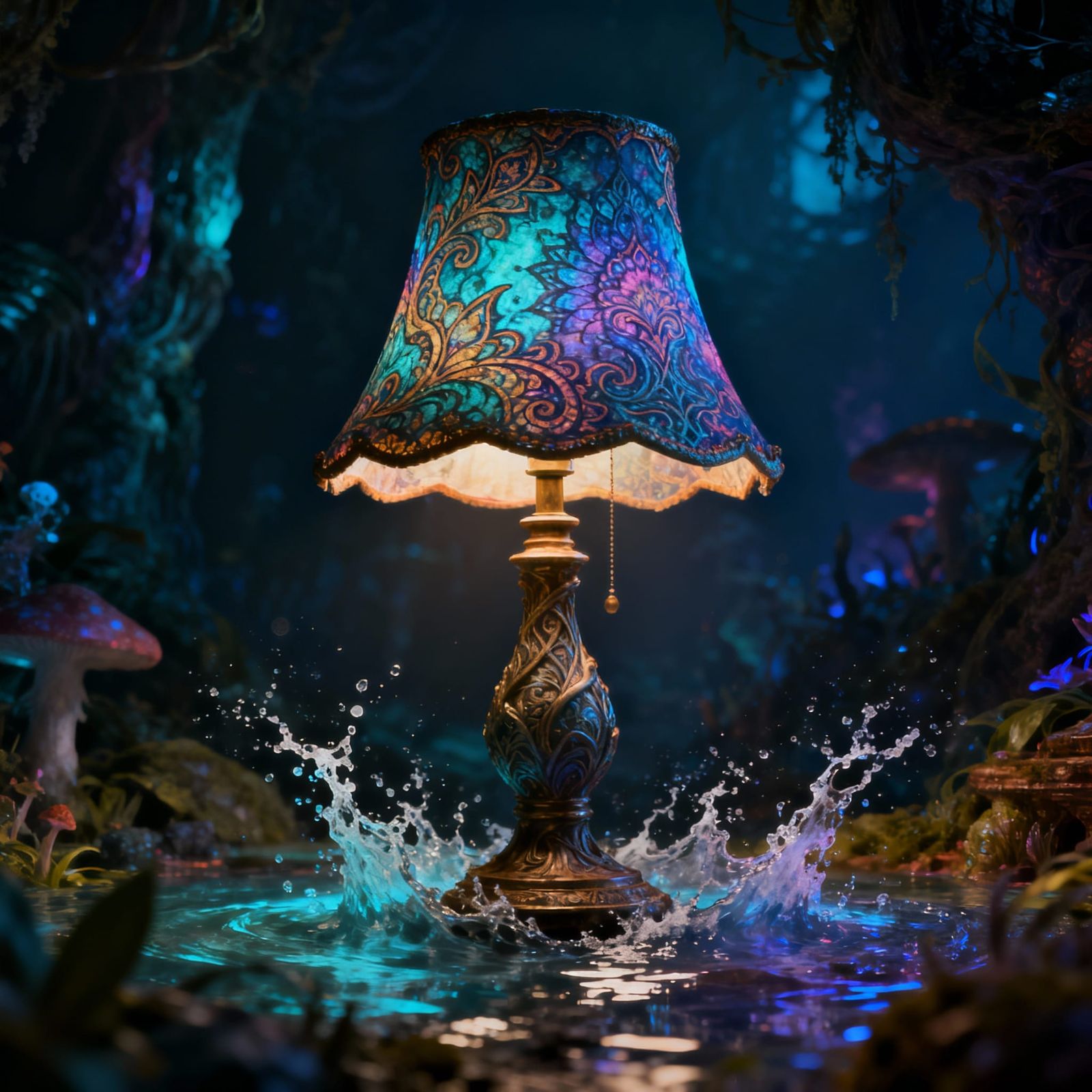 Started out thinking, All I want to see is a lamp with a nice shade.