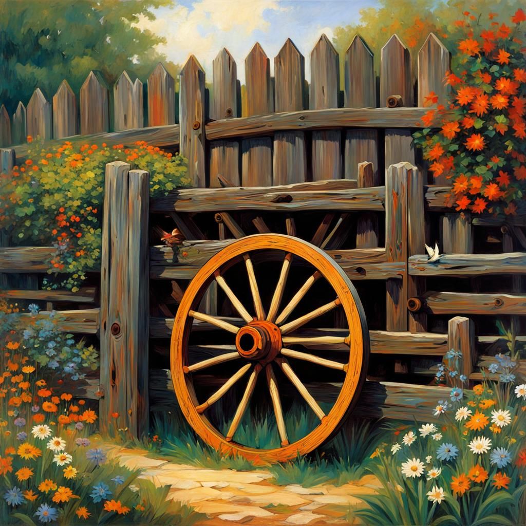 A Wheel in Splendid Detail, Inspired by Victorian Artistry