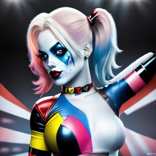 Harley Quinn Studio Portrait in High Definition