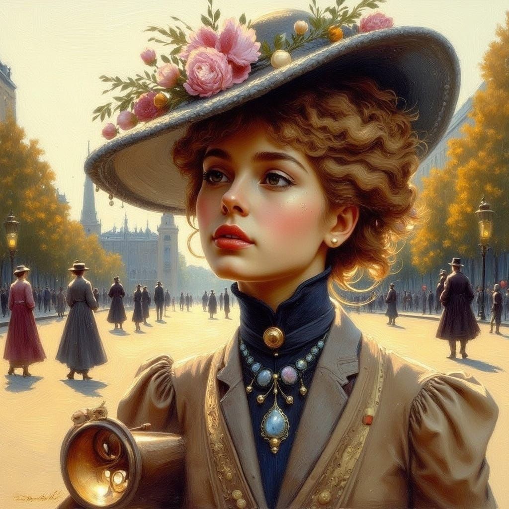 Luxurious Automobile in Front of the Círculo del Liceo in Ba...