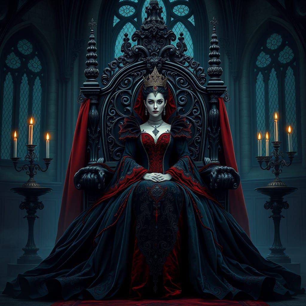 Gothic Queen of Feudal Splendor