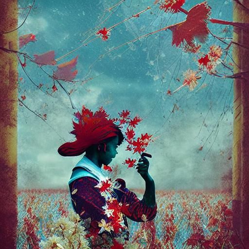 Overlord: Mixed Media Screen Print Art