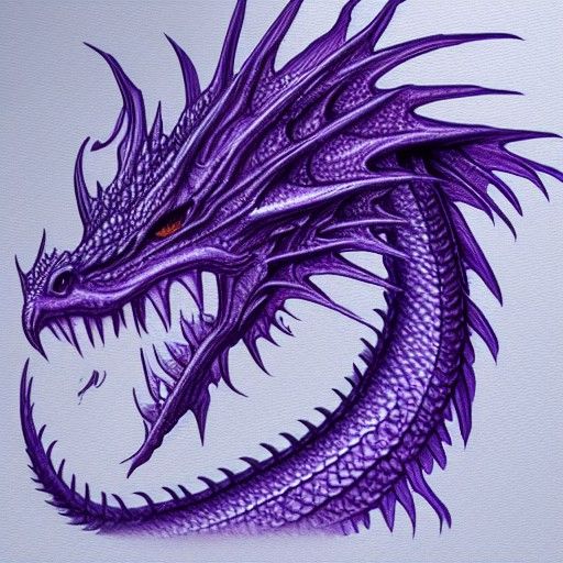 Purple dragon
