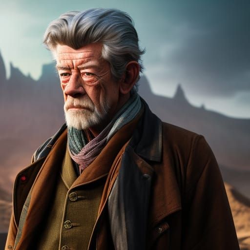 War Doctor in Alphonse Mucha Style