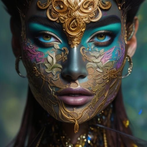 Detailed Portrait of a Beautiful Fantasy Creature